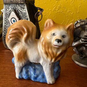 Occupied Japan Little Dog Ceramic Figurine